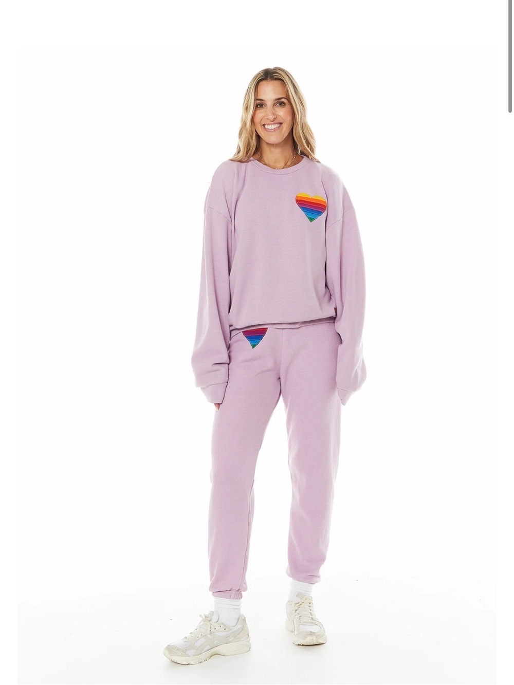 Aviator Nation Rainbow Heart Stitch Set